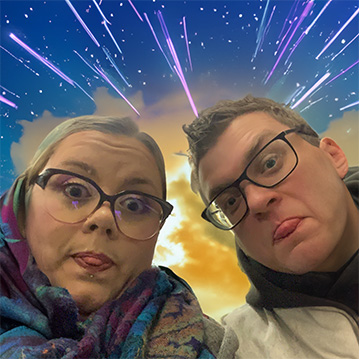 Eve&Dayve-stars cheeky Eve and Dayve